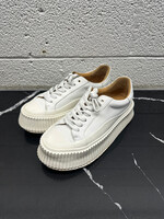 Jil Sander White Platform Sneakers 37/7