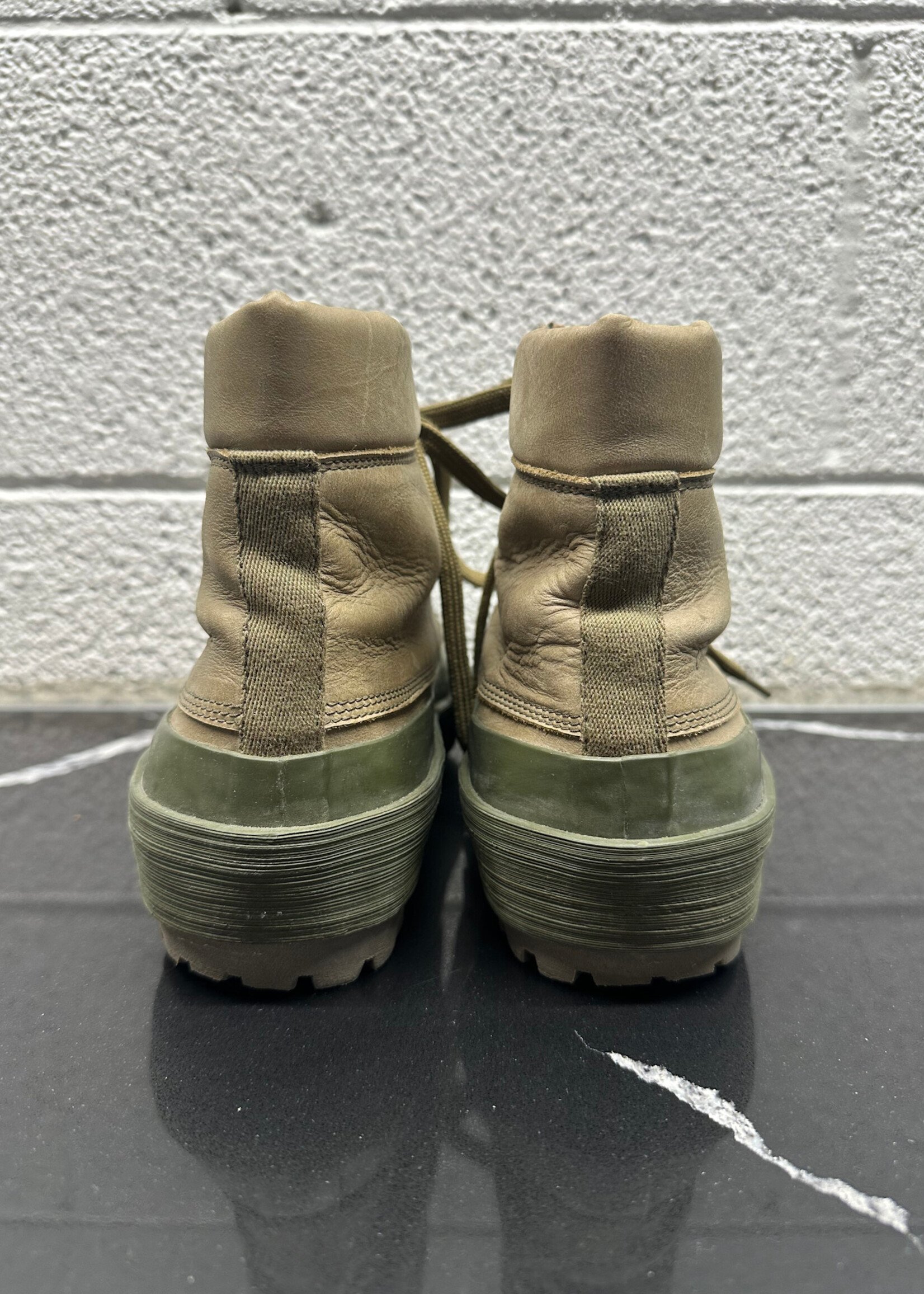 Jacquemus Olive Green Rubber Cap Boots 38/8