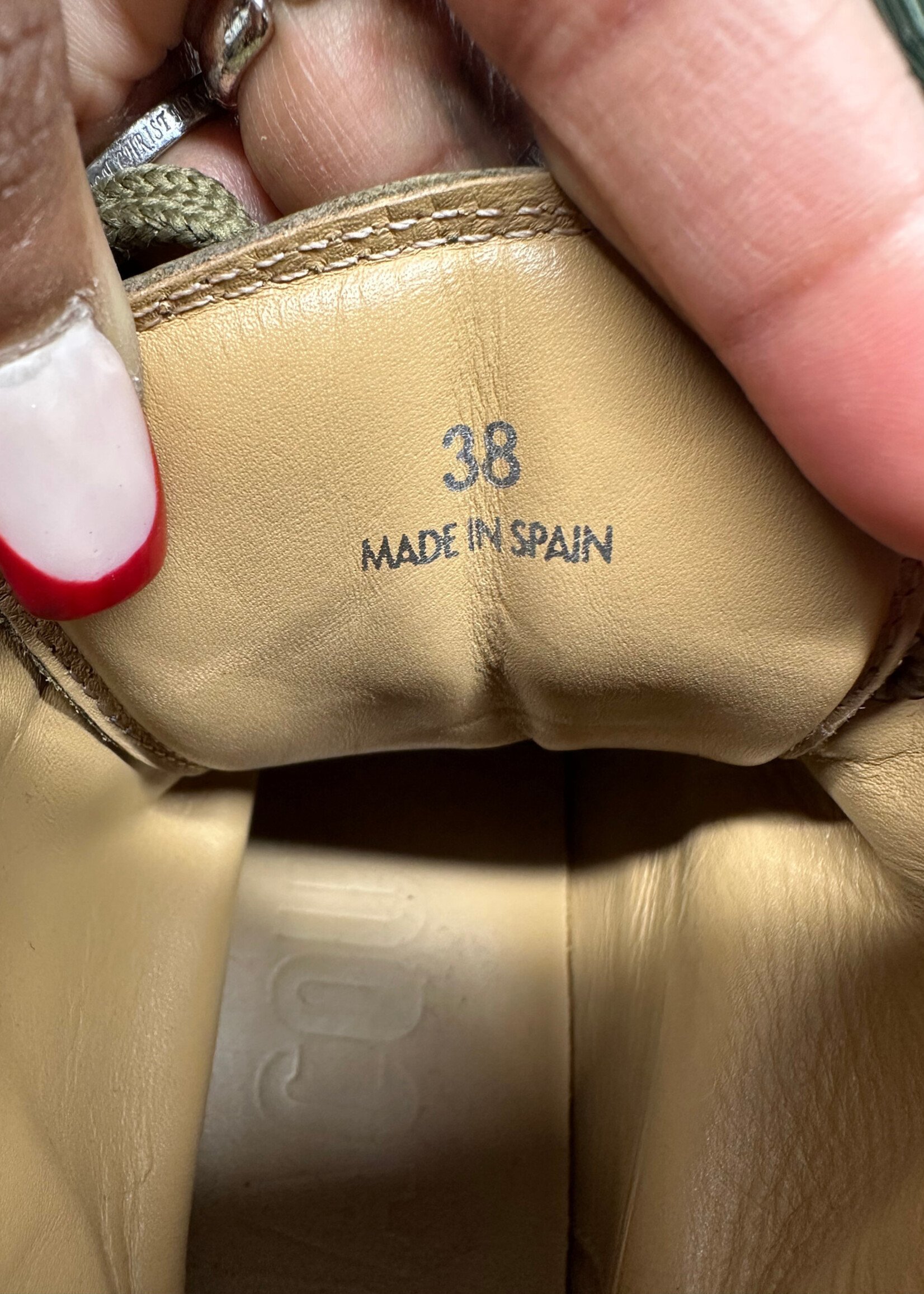 Jacquemus Olive Green Rubber Cap Boots 38/8