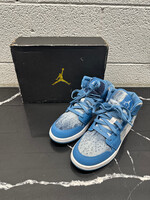 Jordan 1 Mid Blue White Fem 7.5
