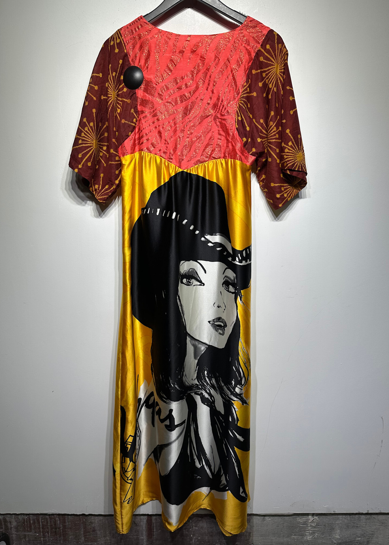 NWT Custo Barcelona Silk Maxi Dress 3/S