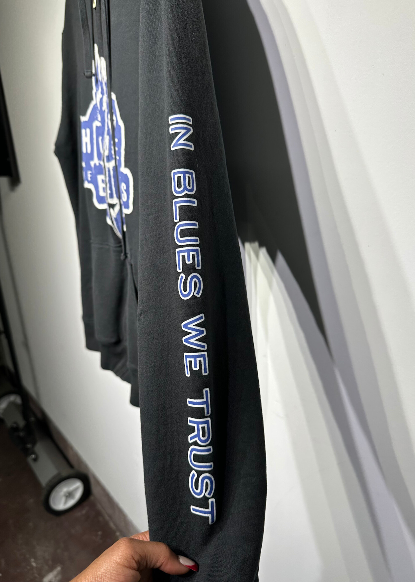 House of Blues Black Zip Hoodie L