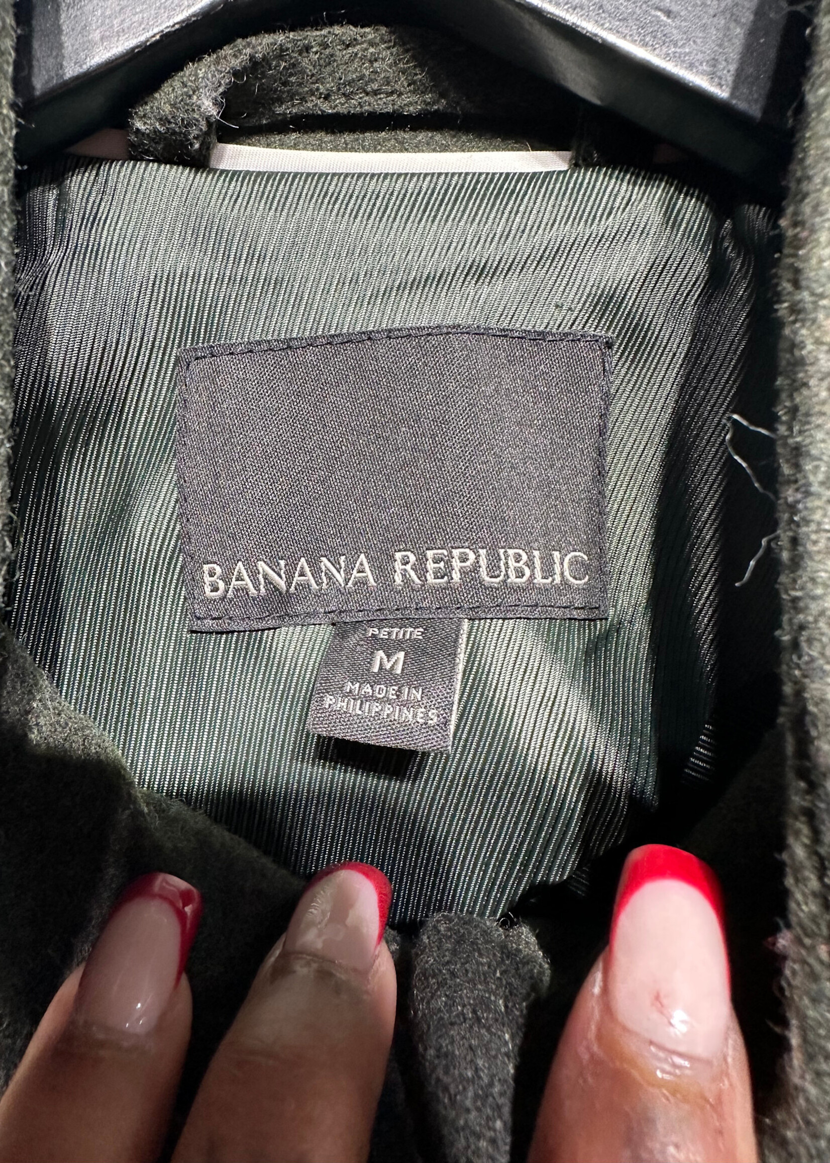 Banana Republic Green Wool Jacket M