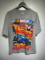 Nascar Feel The Heat Grey Graphic Tee Masc L