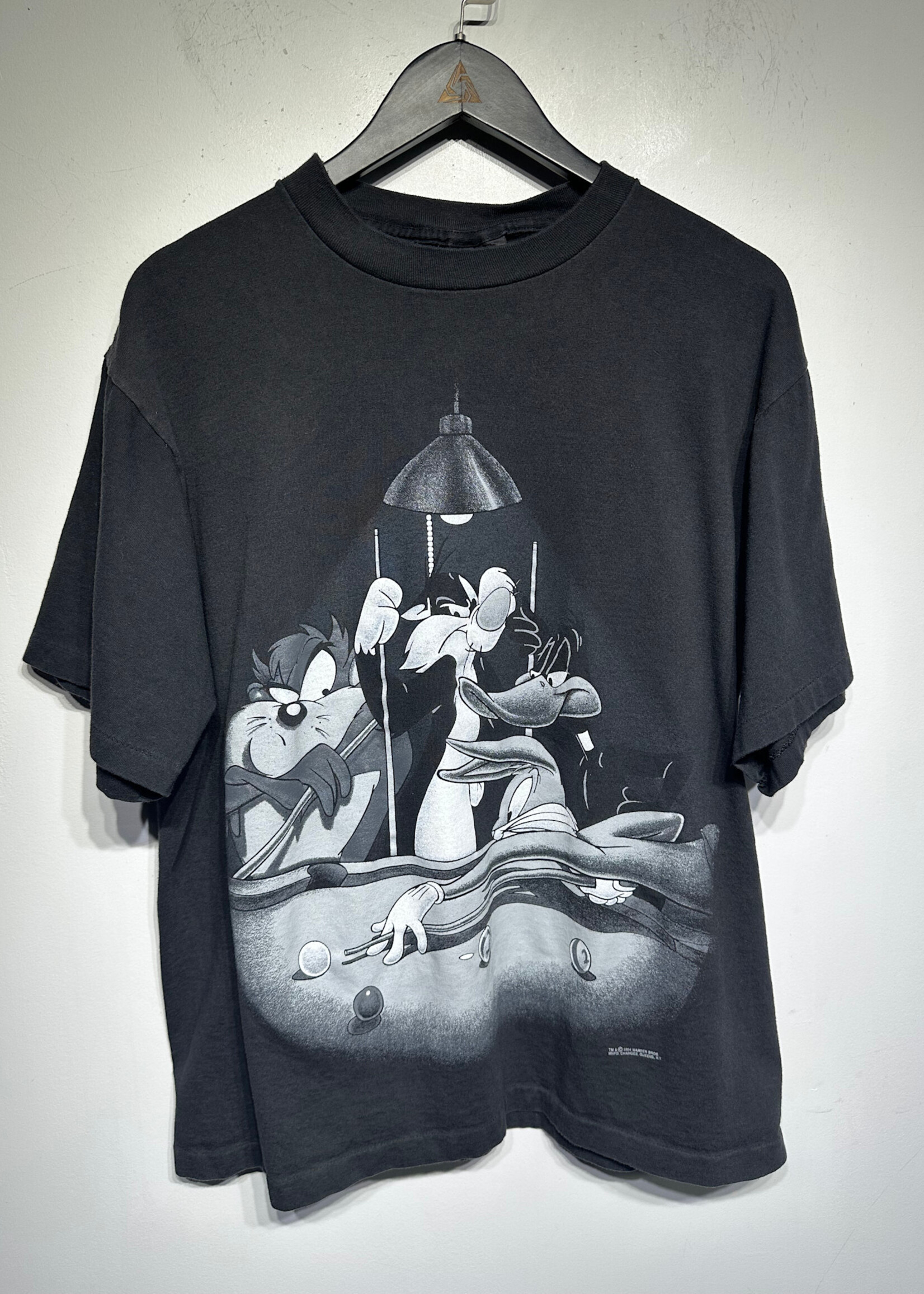 Looney Tunes Black/White Character Tee Masc XL