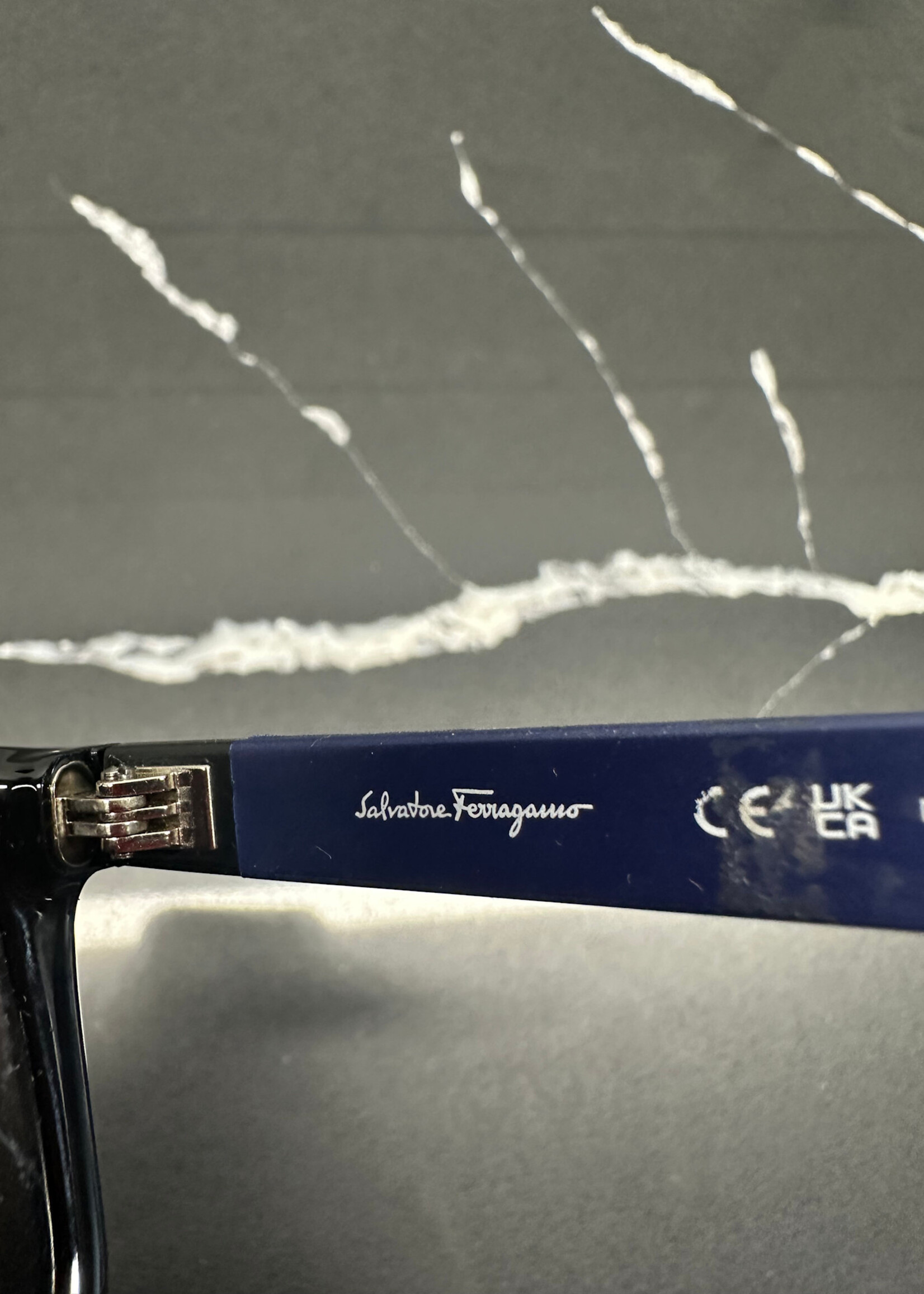 Ferragamo Blue Black Glasses