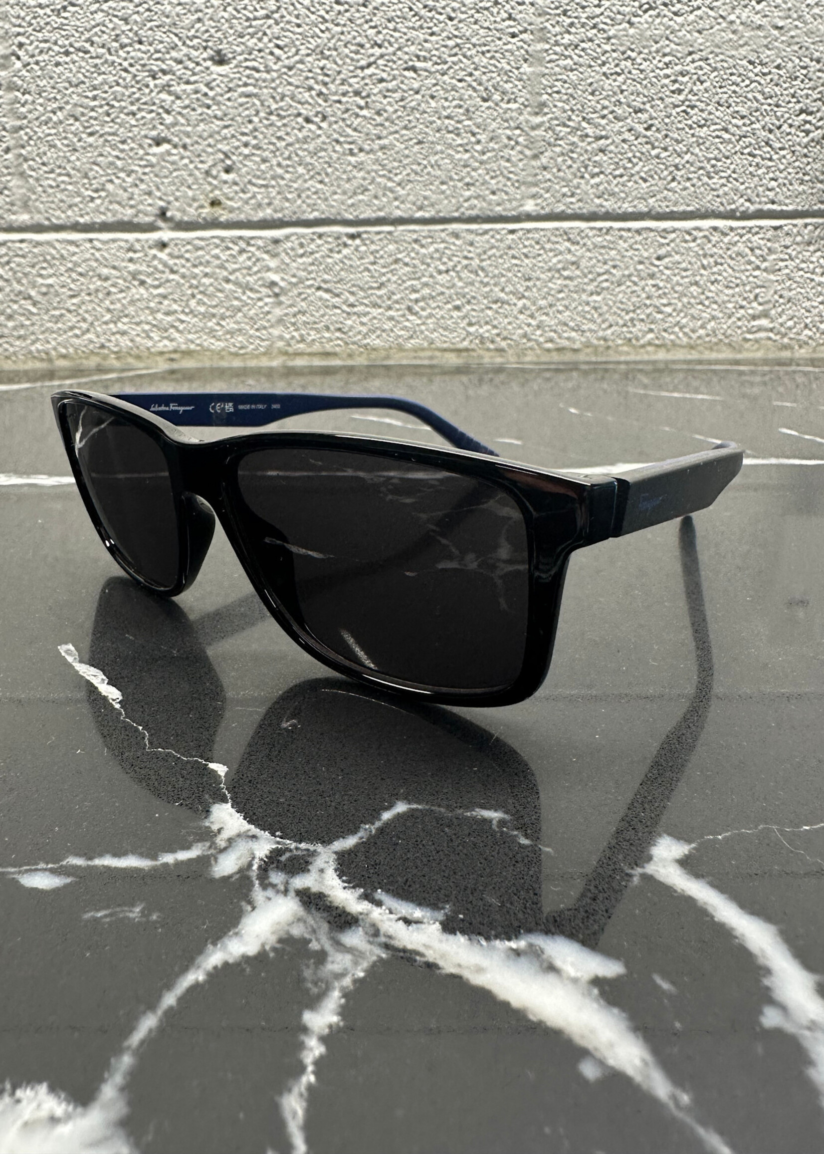 Ferragamo Blue Black Glasses