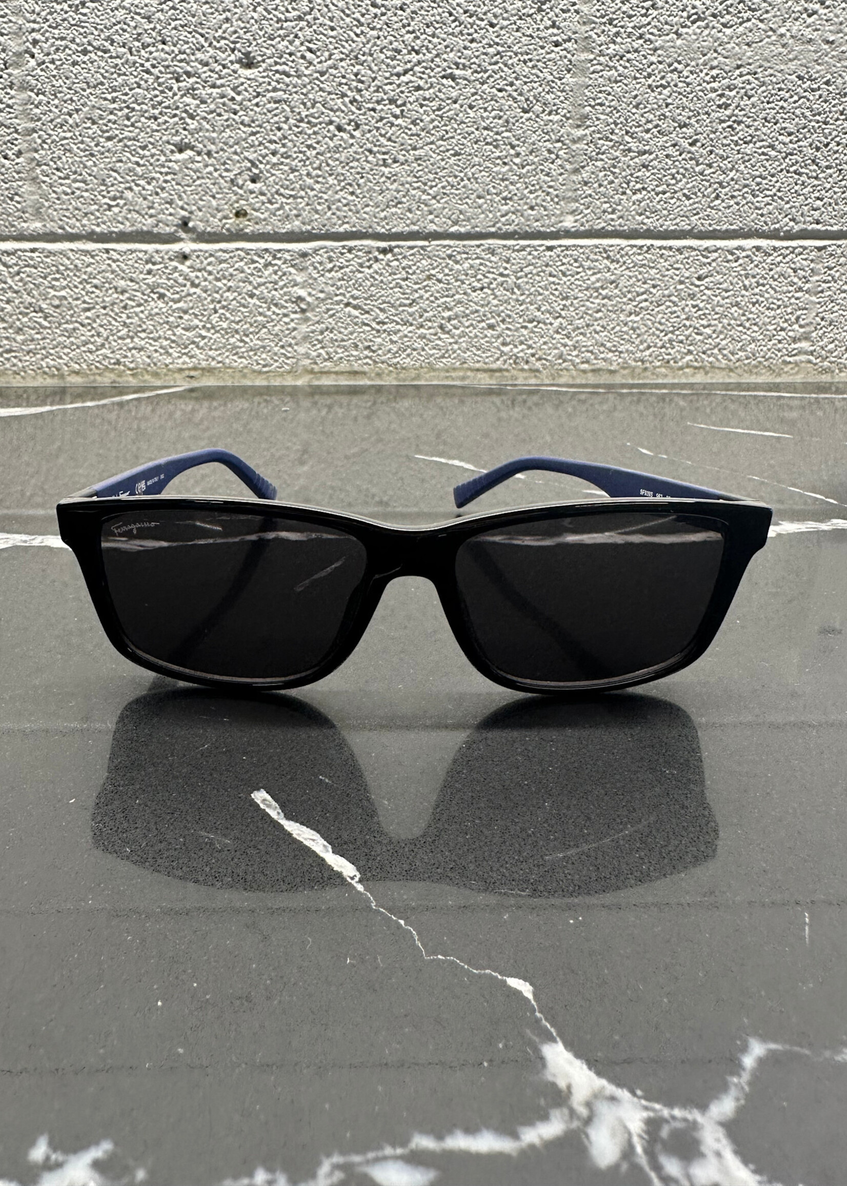 Ferragamo Blue Black Glasses