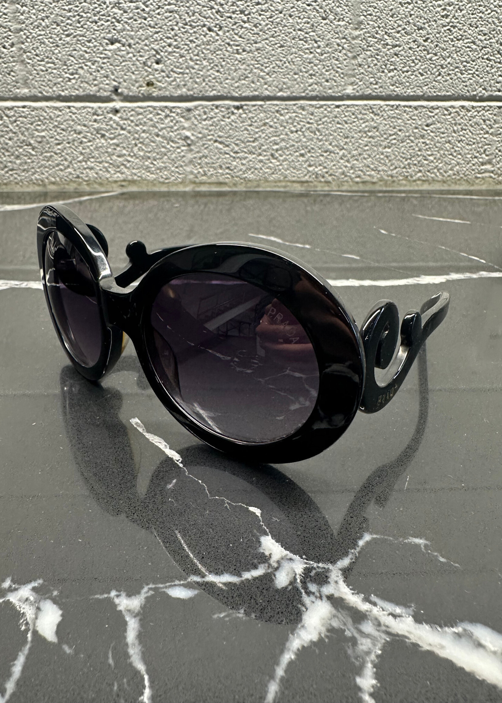 PRADA OVERSIZED CIRCLE FRAME SHADES - ALT REBEL
