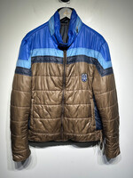 D&G Vintage Blue Brown Puffer Fits Masc L AS IS