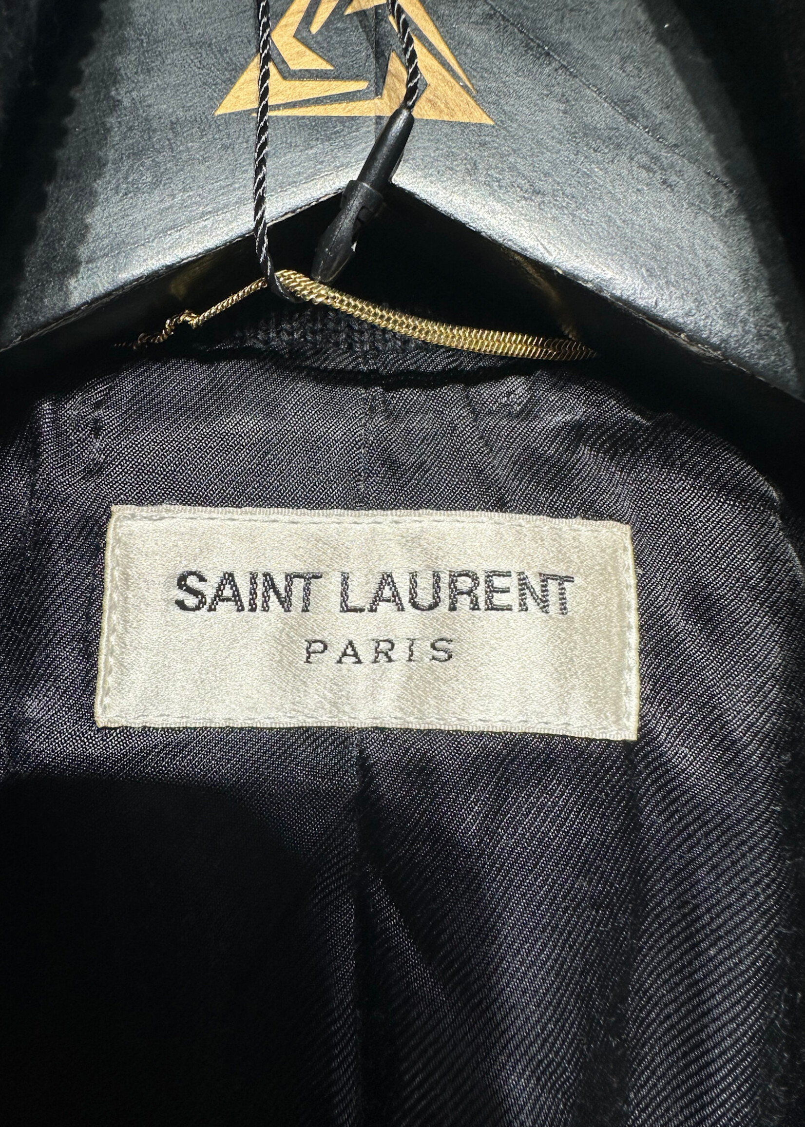 2016 Saint Laurent Teddy Jacket Fem 36/S AS IS