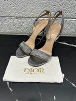 Christian Dior Silver Dway Heels 8