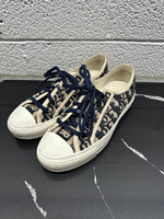 Christian Dior Navy Oblique Print Sneackers 7.5