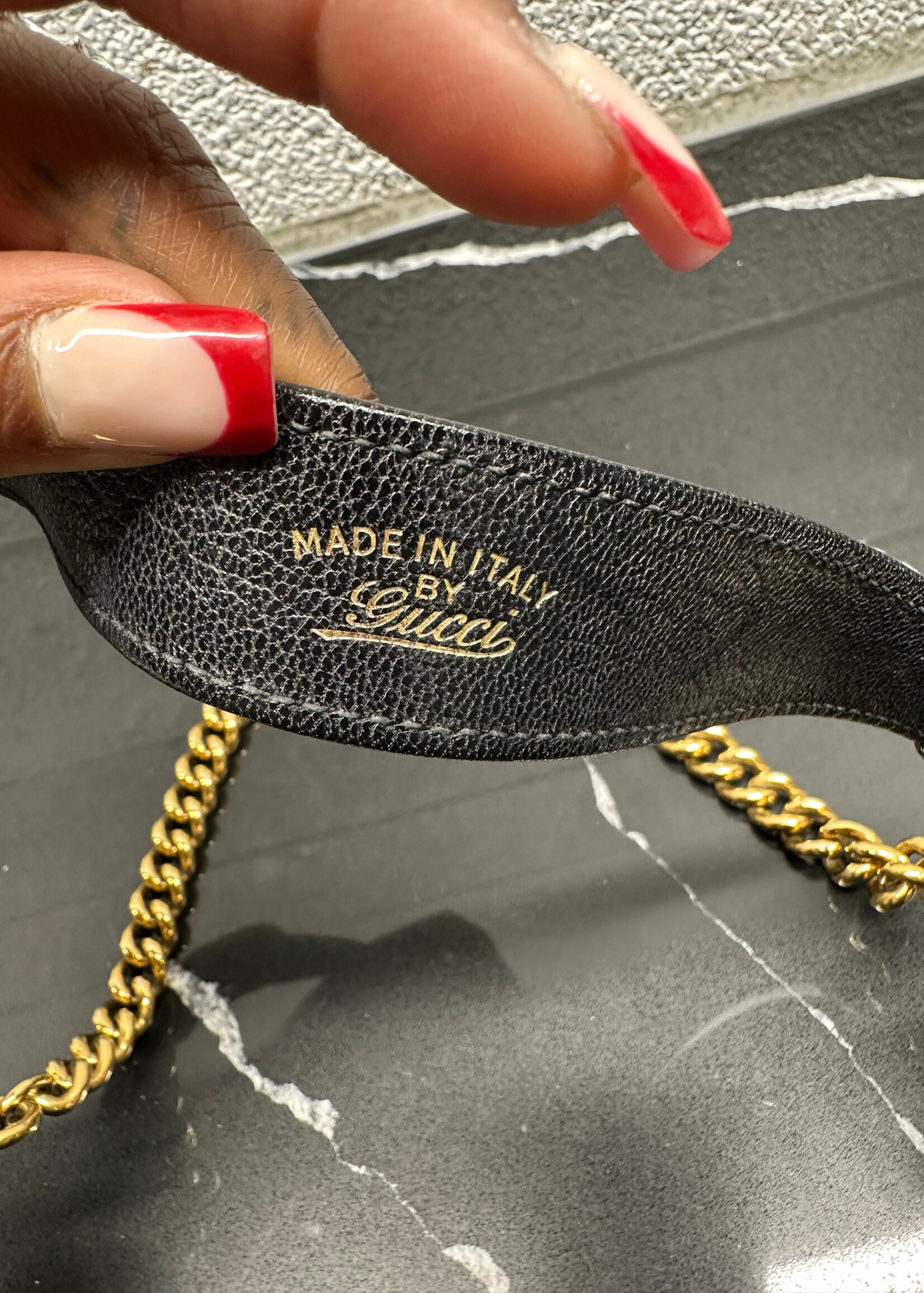 Gucci Aphrodite Leather Crossbody