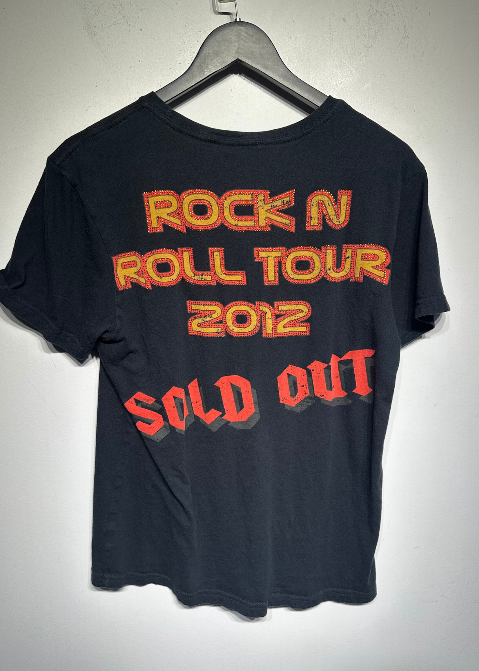 Ed Hardy Rock And Roll Tour Balck Tee M
