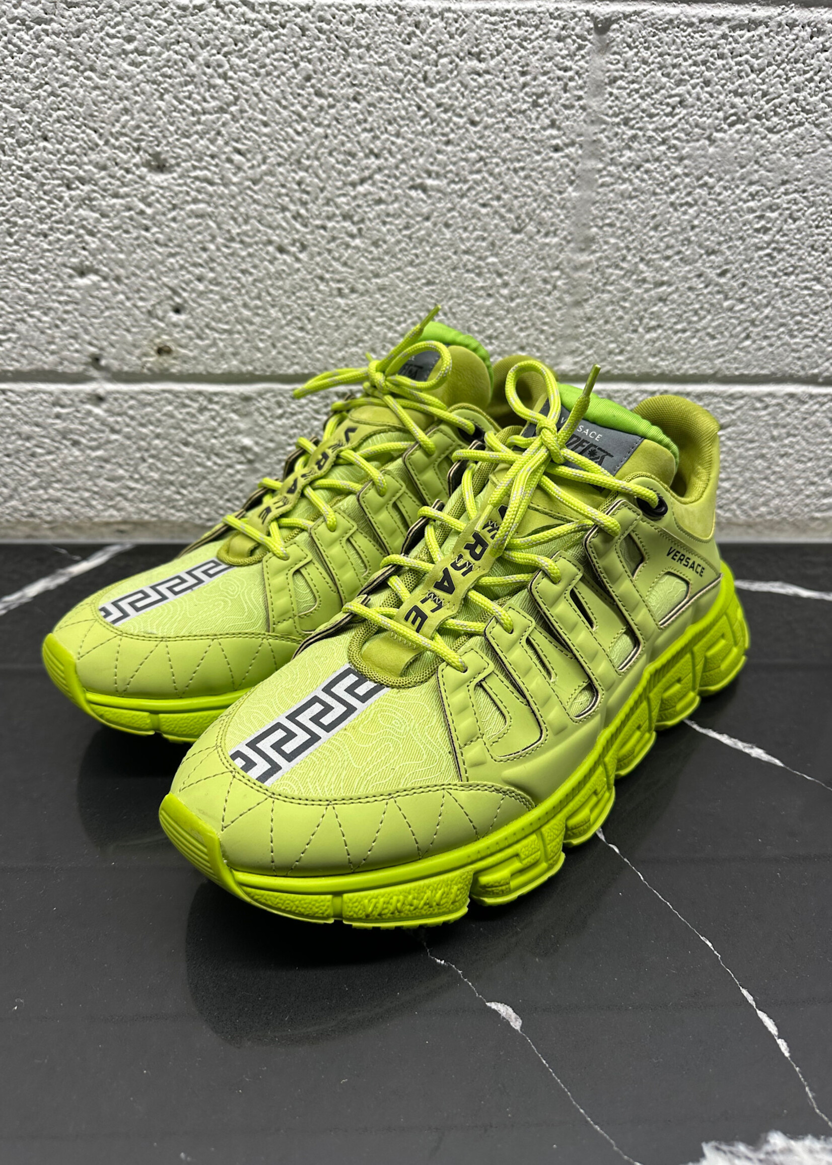 Versace Trigreca Neon Green Runners 45/12