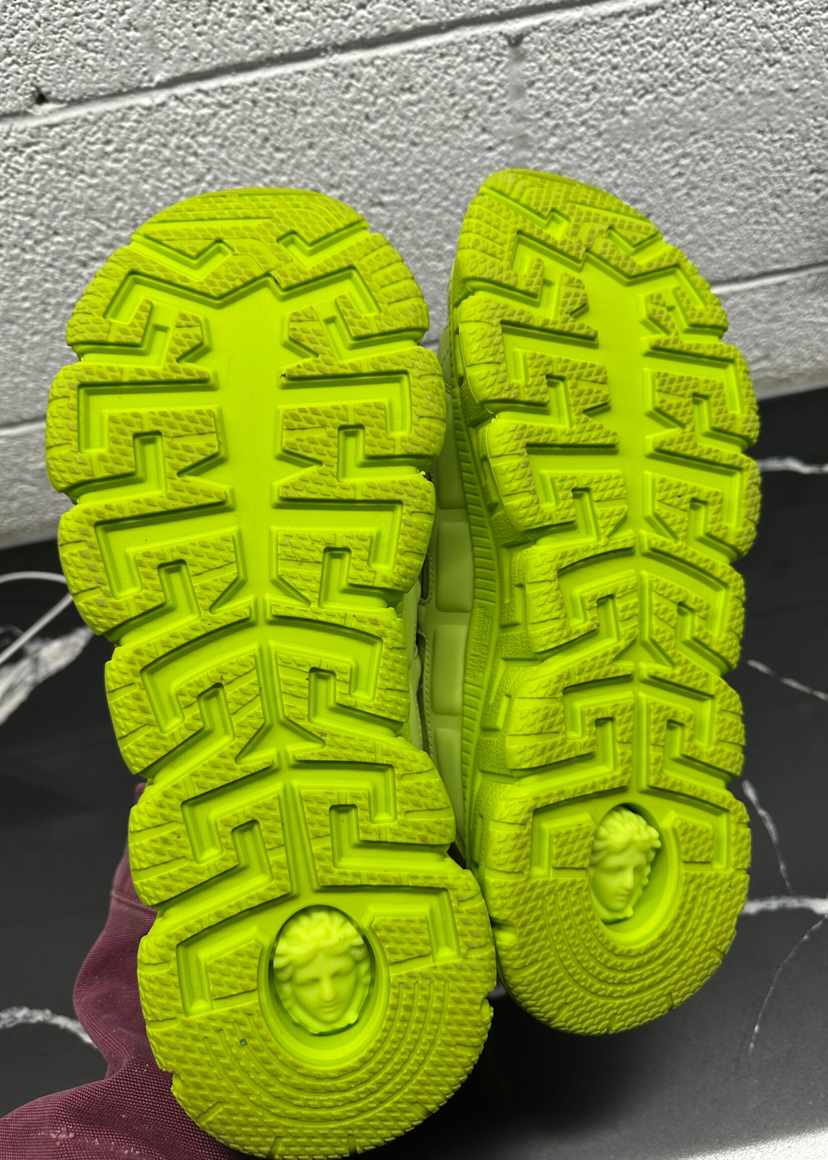 Versace Trigreca Neon Green Runners 45/12