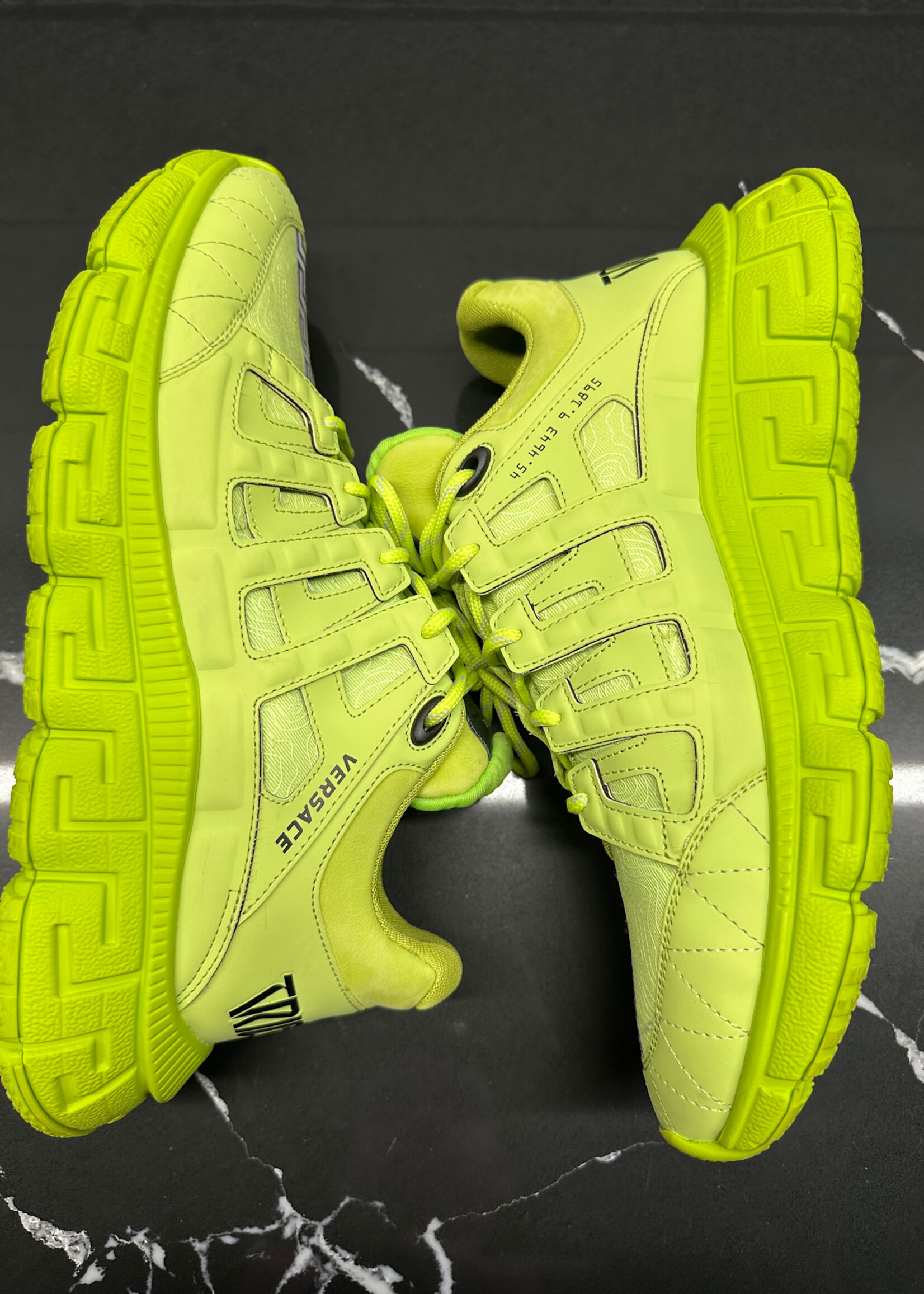 Versace Trigreca Neon Green Runners 45/12