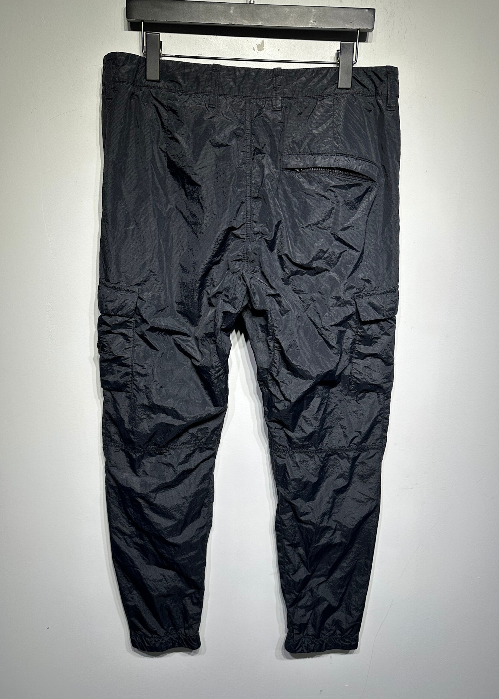 Stone Island Black Nylon Pants Masc 34
