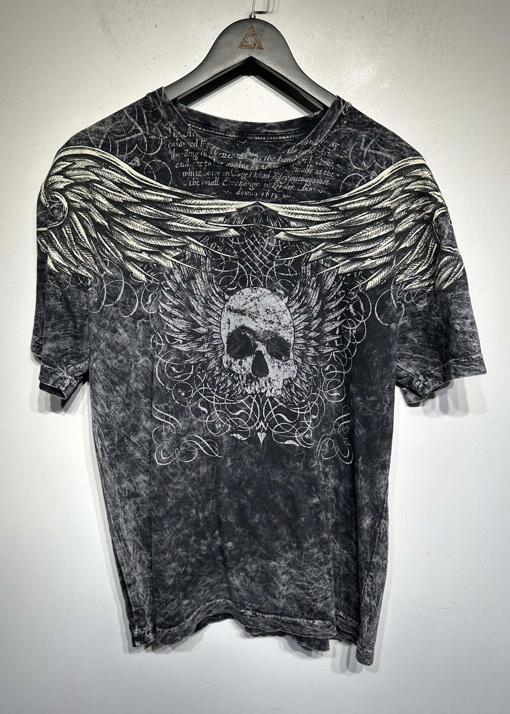 Helix Y2K Skull Wings Tee L