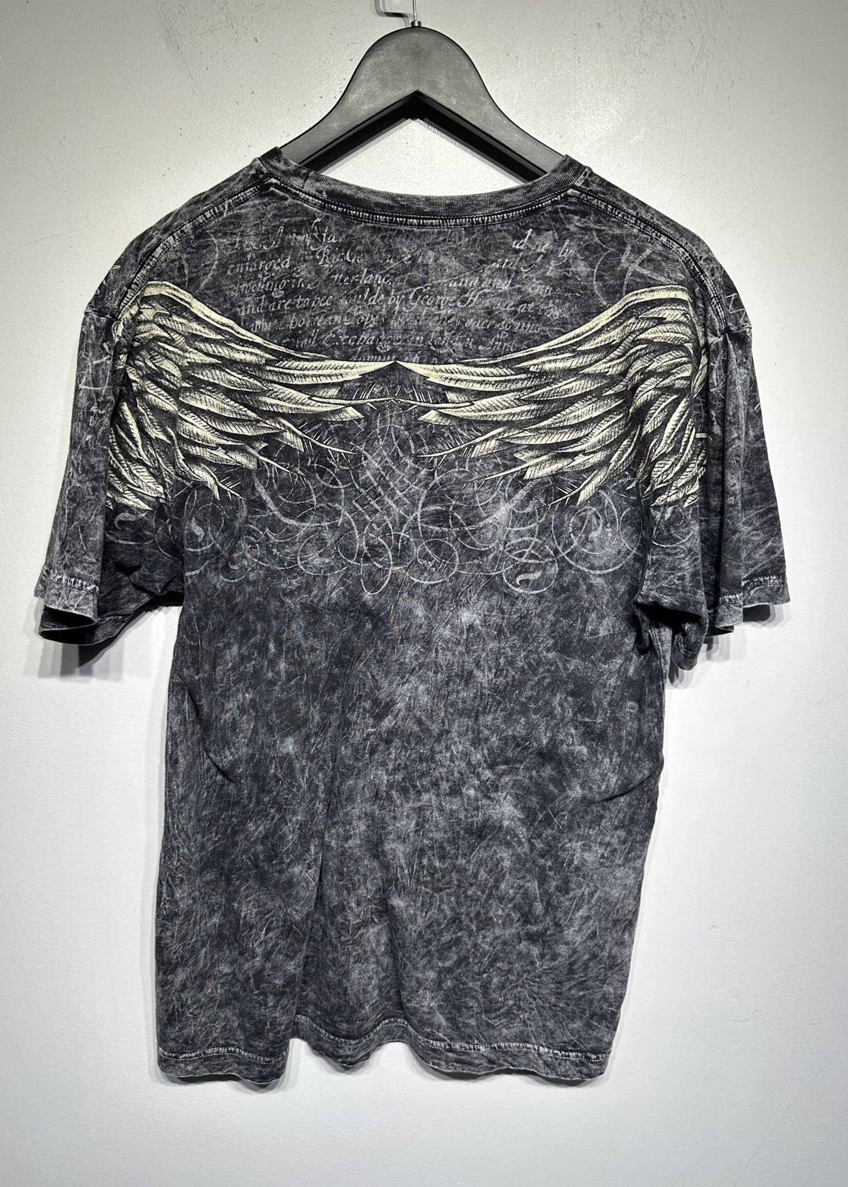 Helix Y2K Skull Wings Tee L