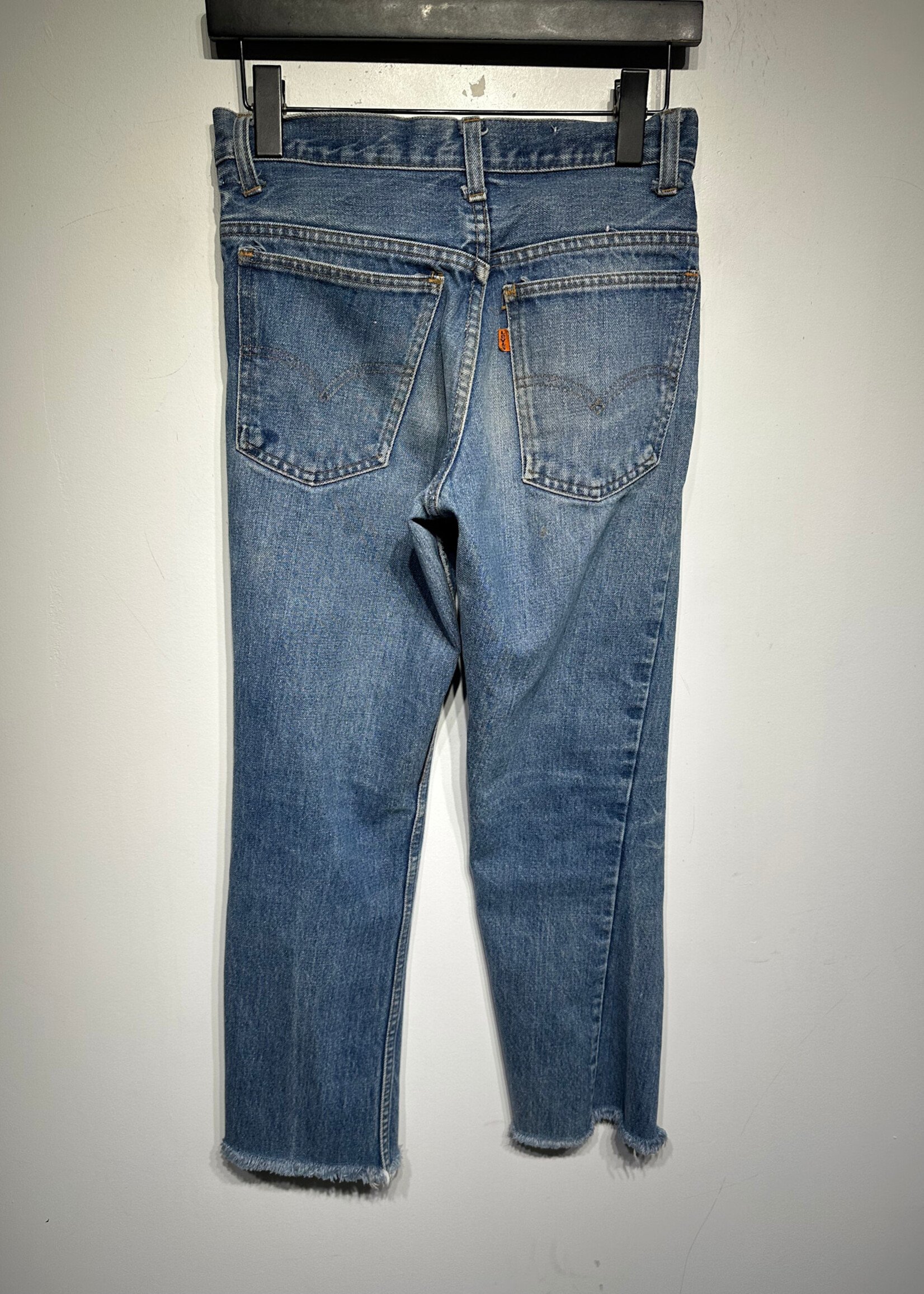 1975 Levi's Cropped Orange Tabs As Is 28"