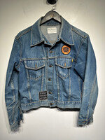 Farah Vintage Denim Patches Jacket Fem M