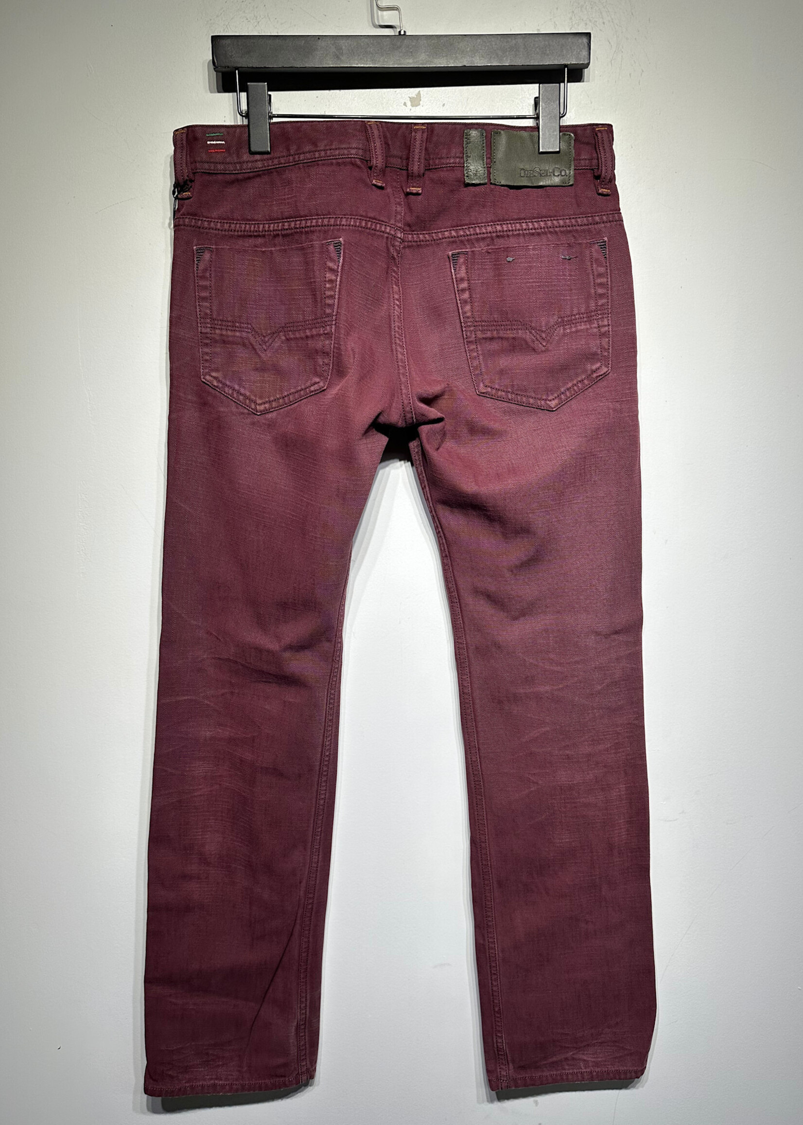 Diesel Safado Slim Straight Red Jeans Masc 31