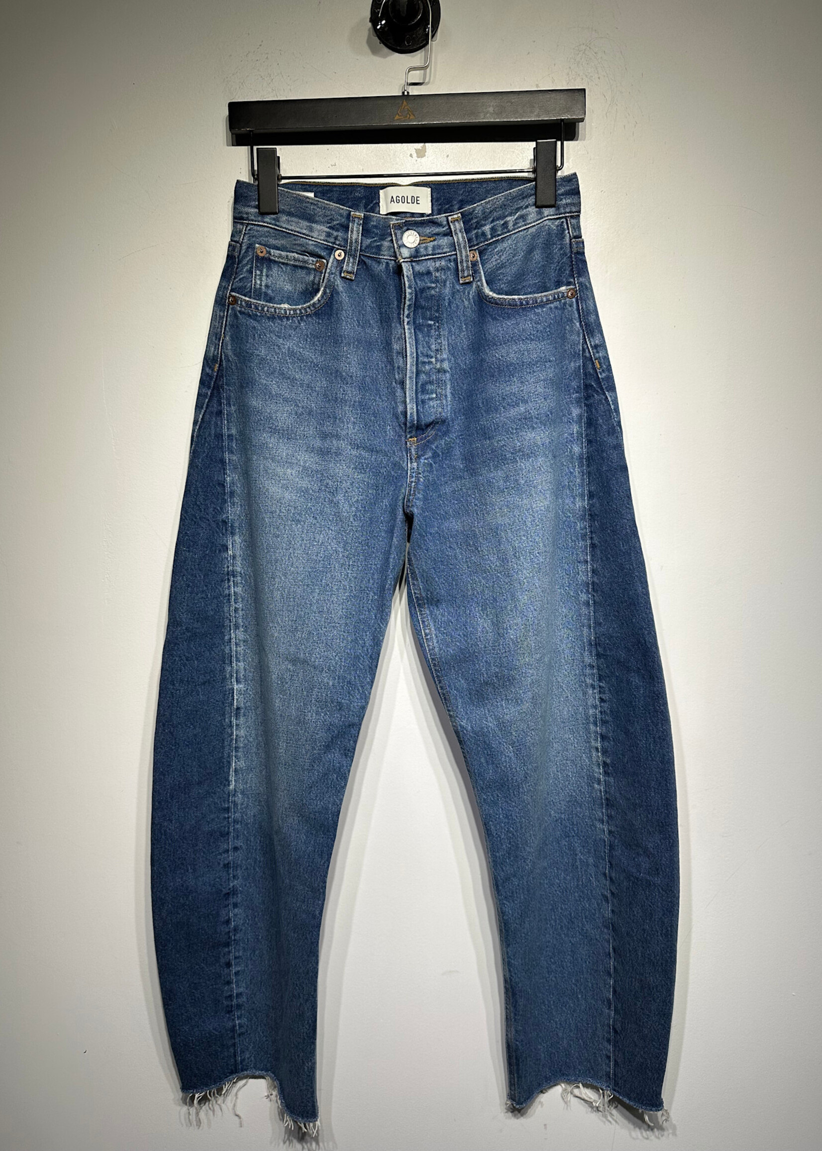 Agolde Two Tone Wash Denim Fem 25