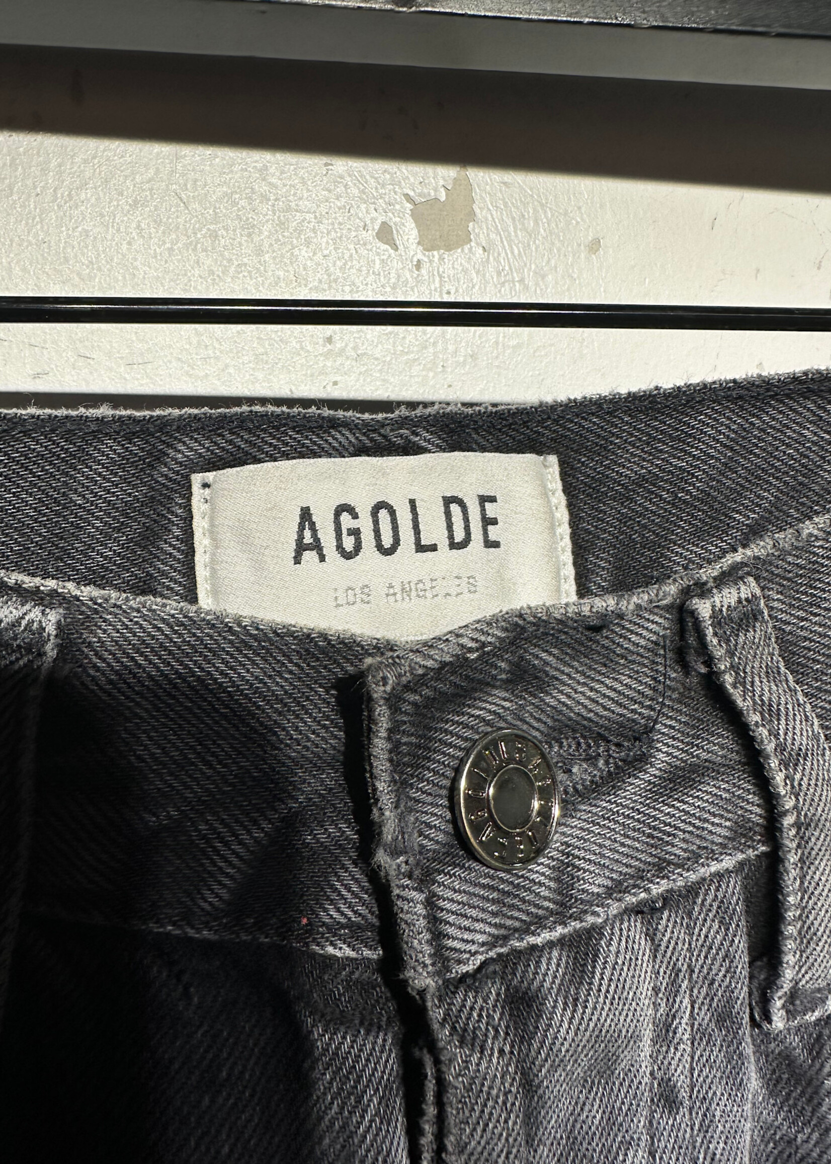 Agolde Black Distressed Jeans 25