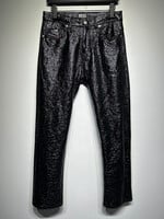 Diesel Black Plastic Wrap Style Pants Fem 27