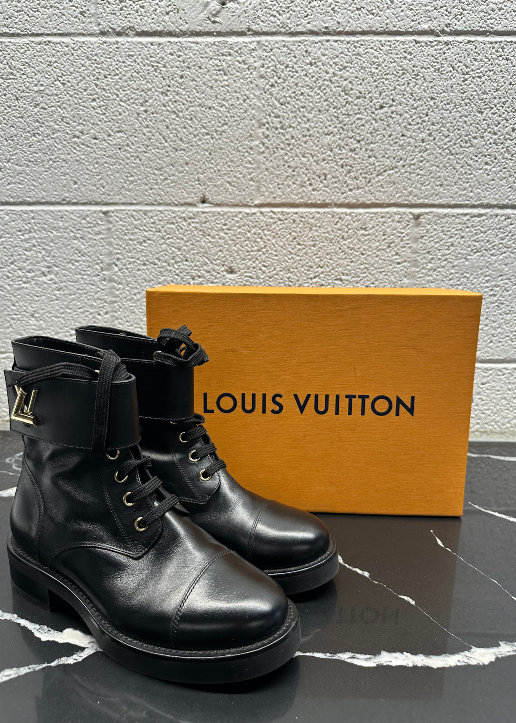 Louis Vuitton Wonderland Combat Boots 35/5