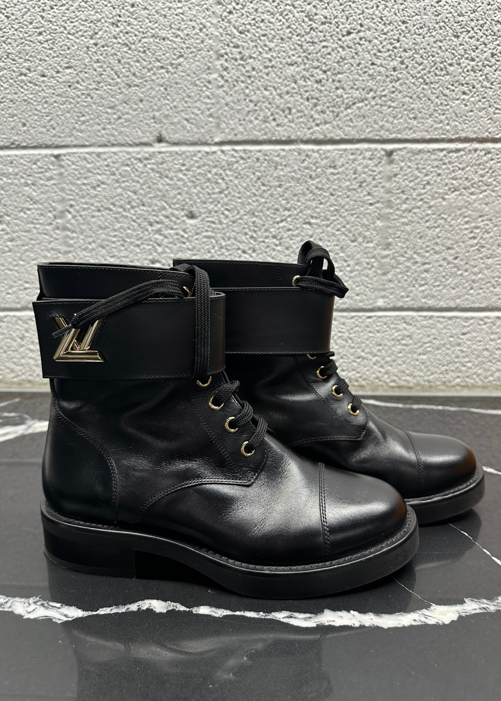Louis Vuitton Wonderland Combat Boots 35/5