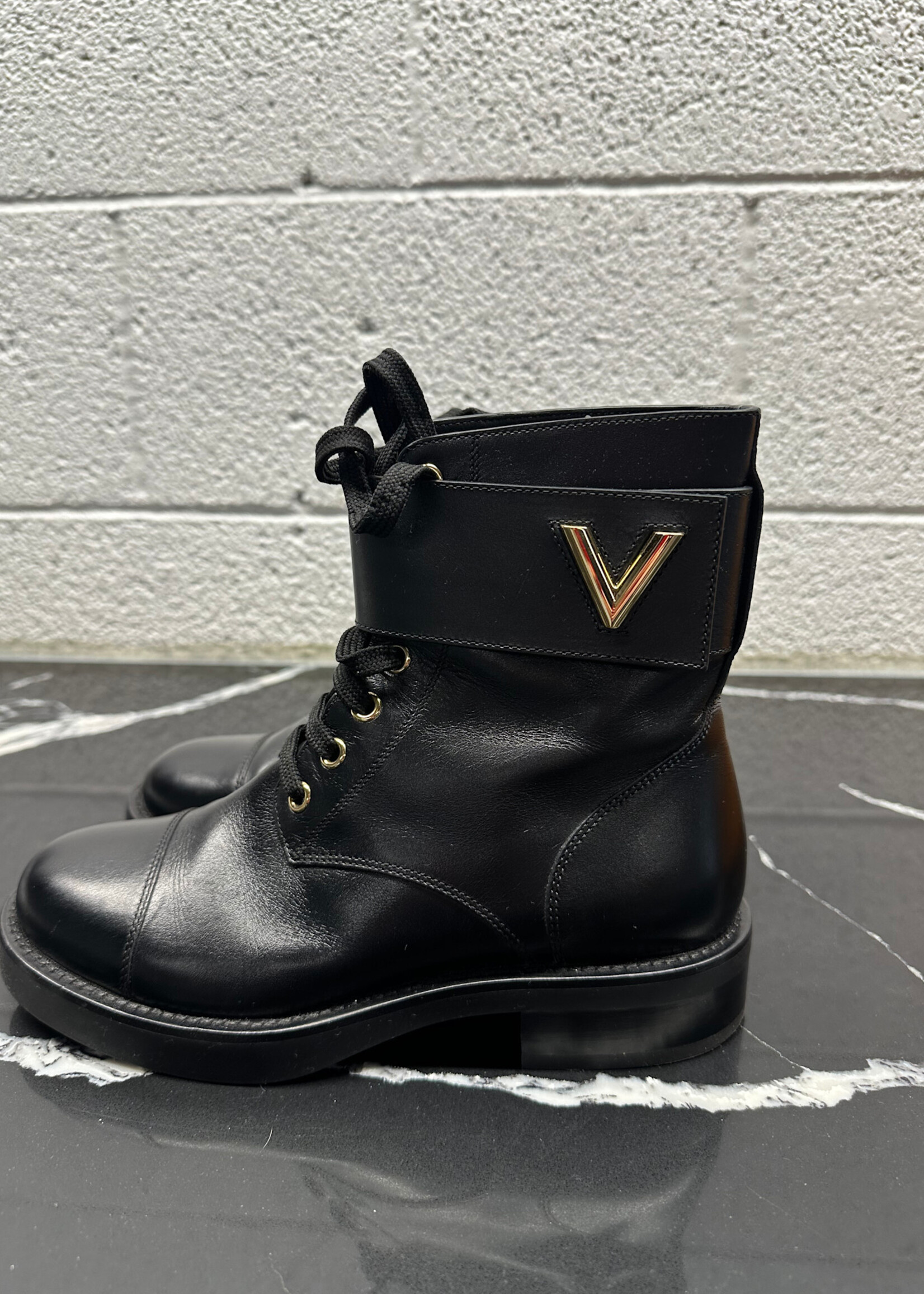 Louis Vuitton Wonderland Combat Boots 35/5