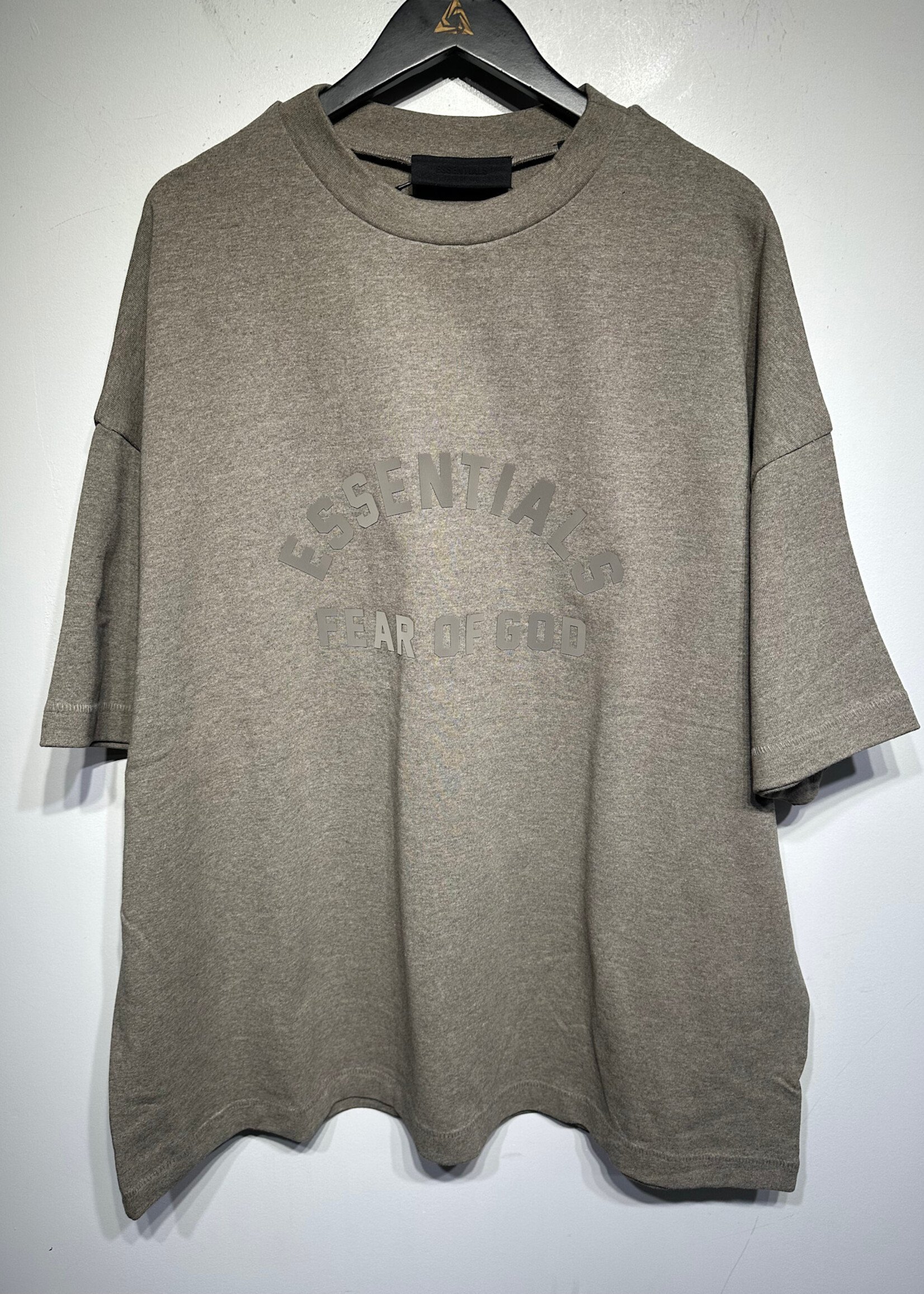 NWT Essentials Brown Heathered Oversized Tee L