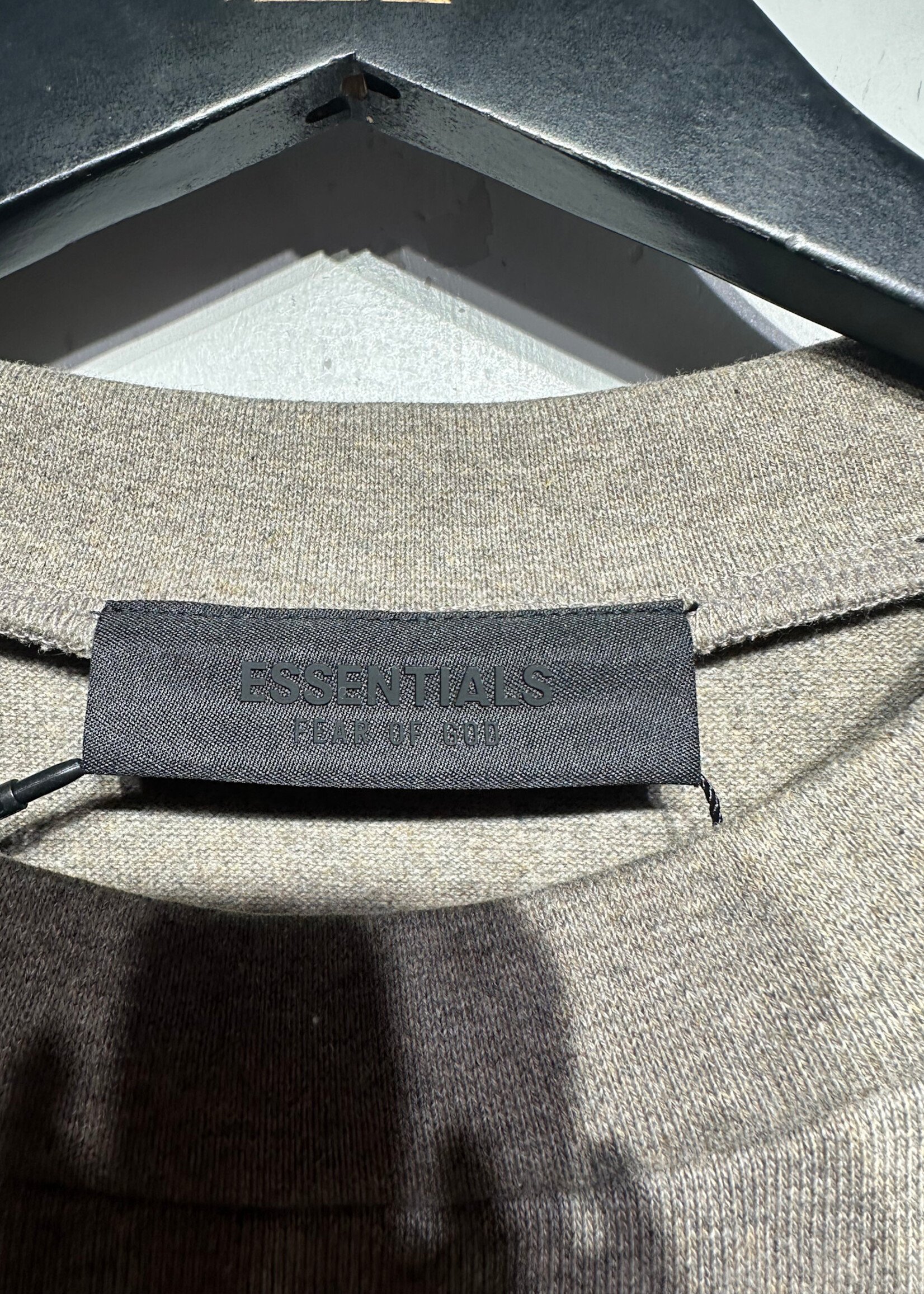 NWT Essentials Brown Heathered Oversized Tee L