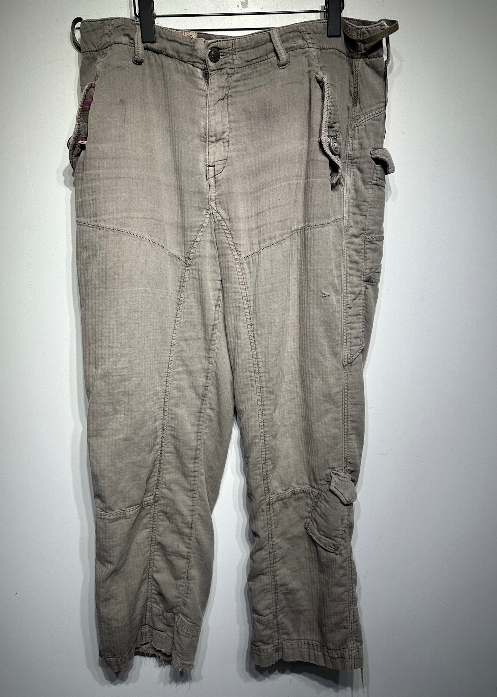 Z Brand Grey Y2k Cargo Pants Unisex 36