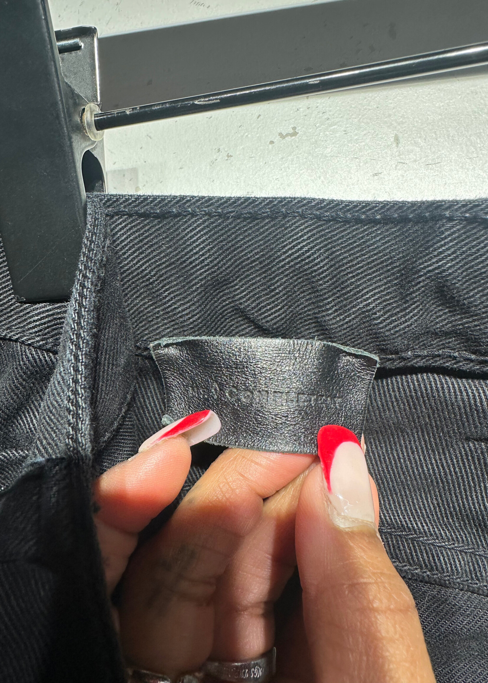 424 Black Zipper Jeans Masc 40