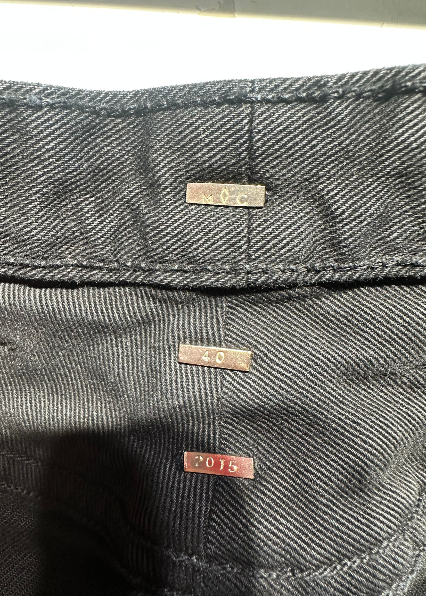 424 Black Zipper Jeans Masc 40