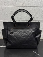 Chanel Coated Canvas Quilted 'Paris Biarritz' Tote