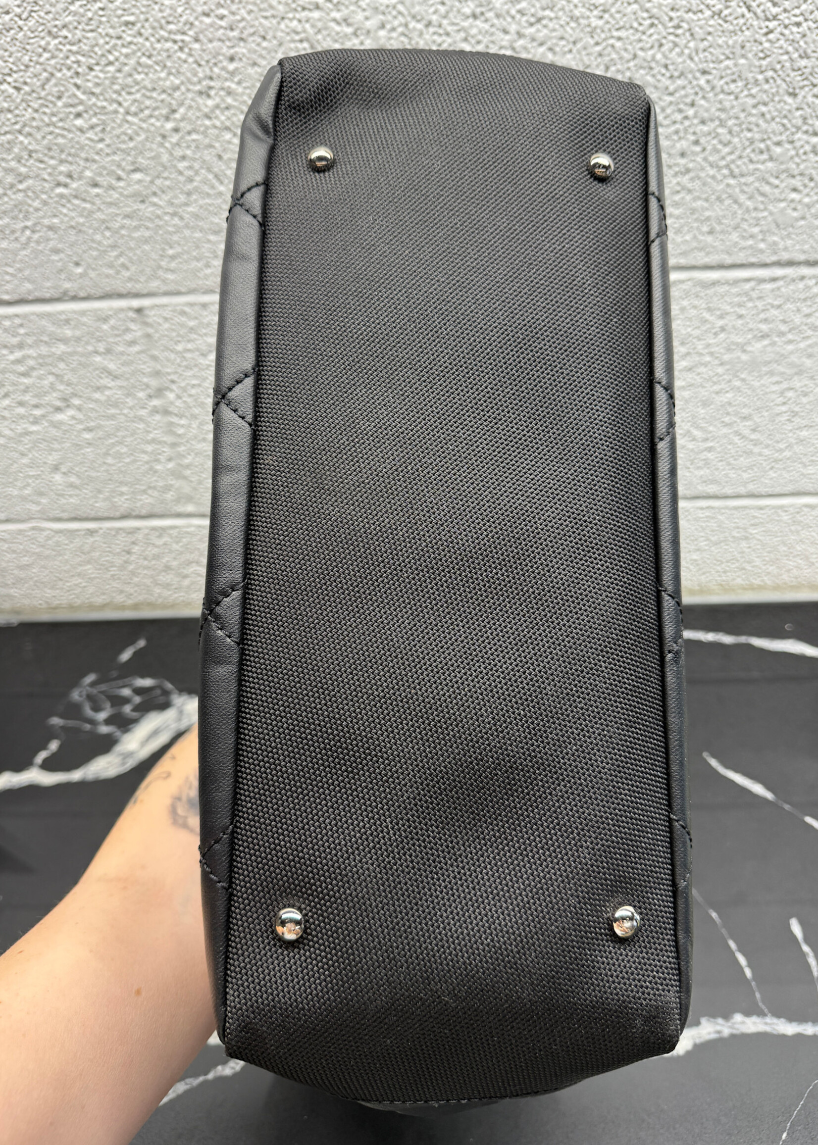 Chanel Coated Canvas Quilted 'Paris Biarritz' Tote