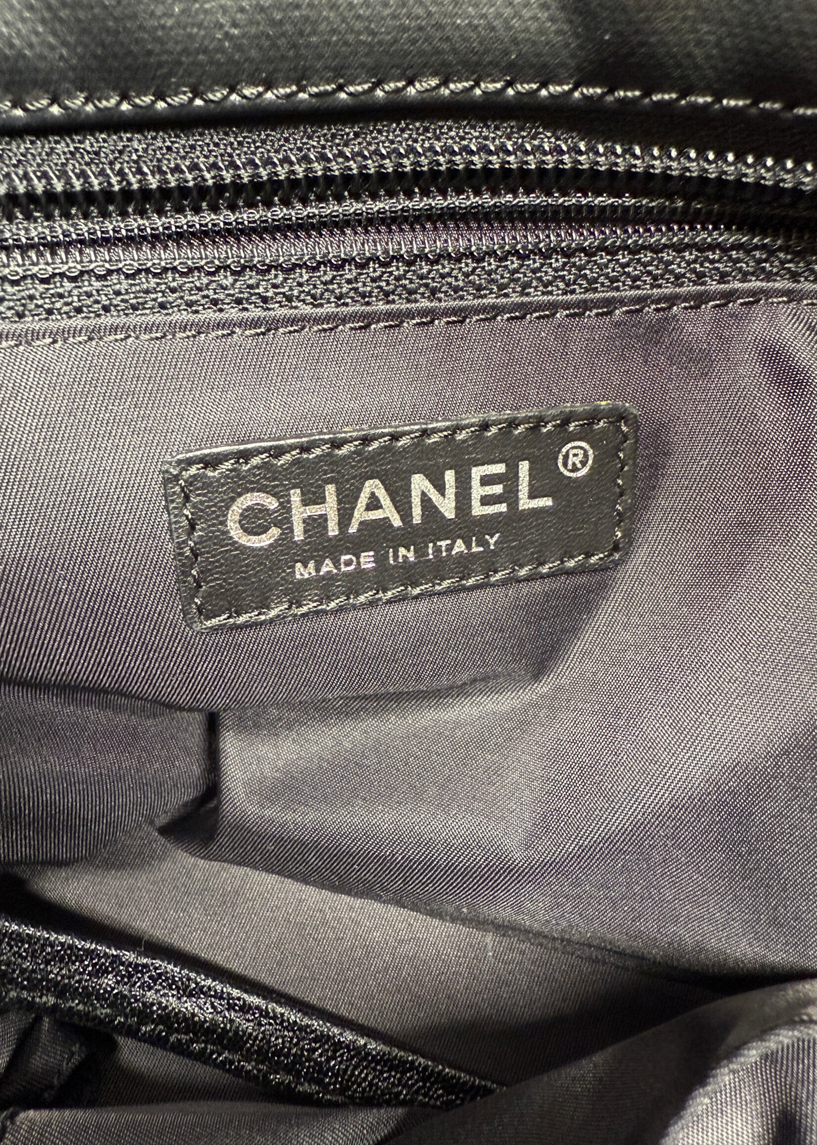 Chanel Coated Canvas Quilted 'Paris Biarritz' Tote