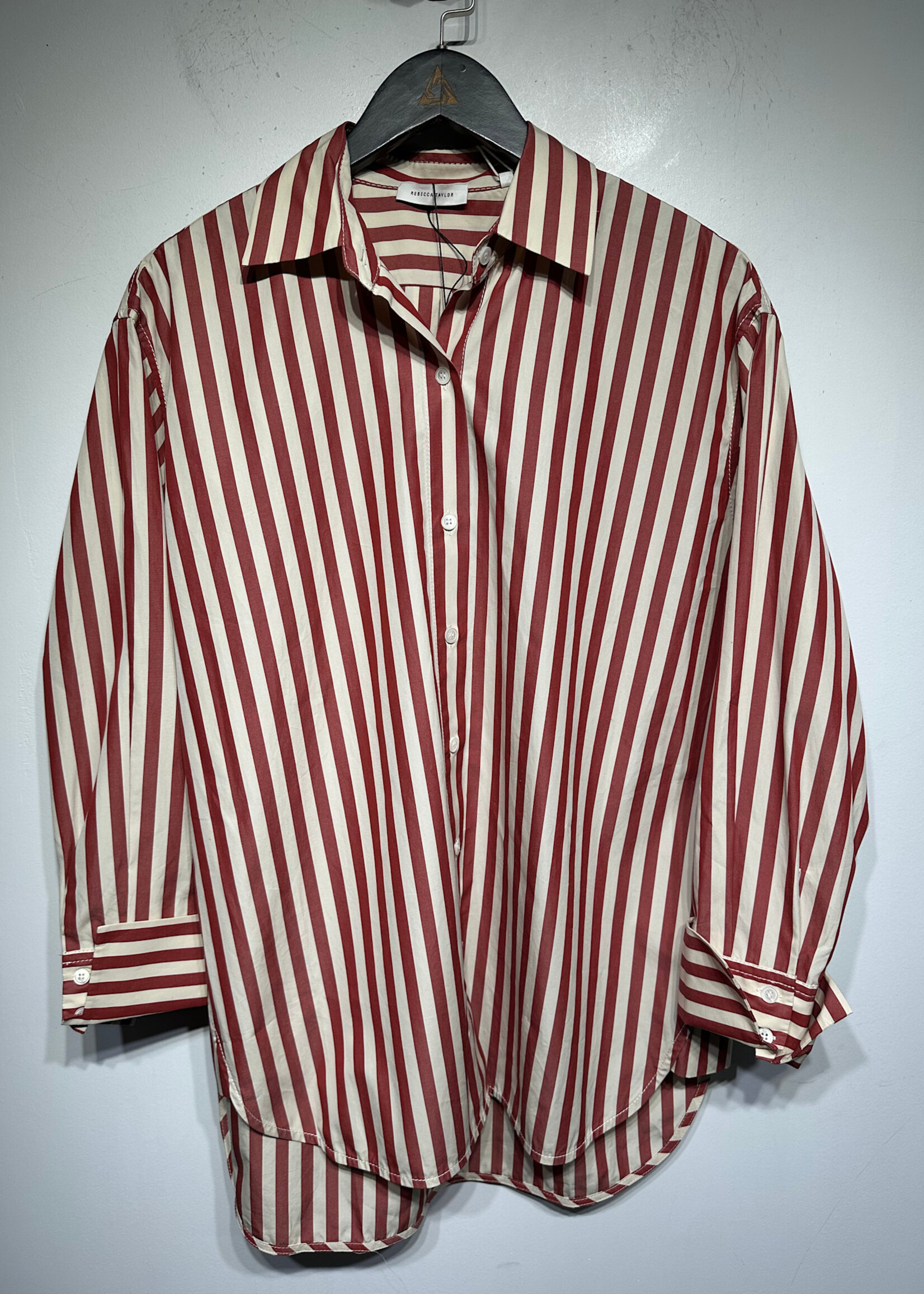 NWT Rebecca Taylor Red Stripe B/U S