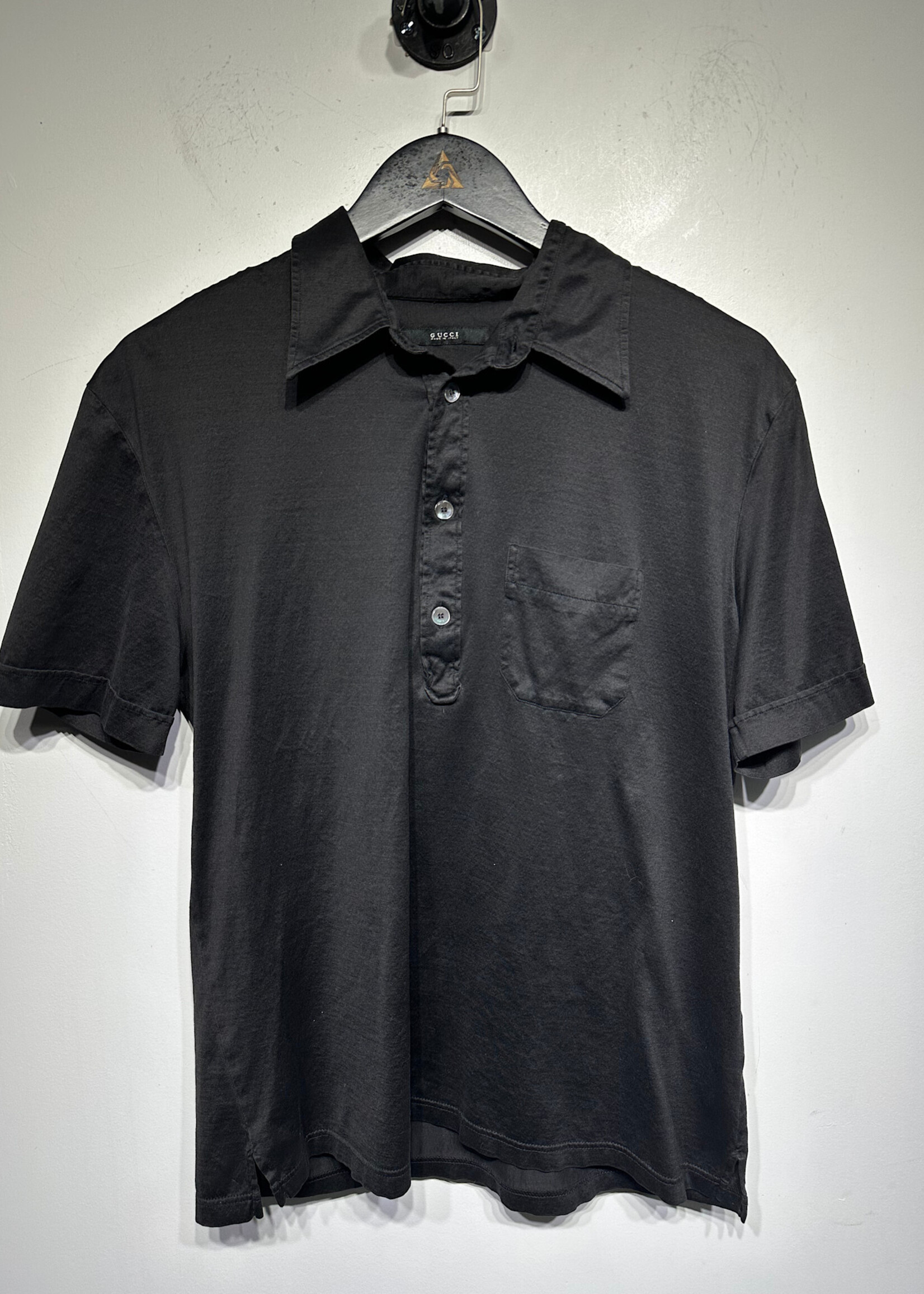 Gucci Black Crop Polo XL AS IS