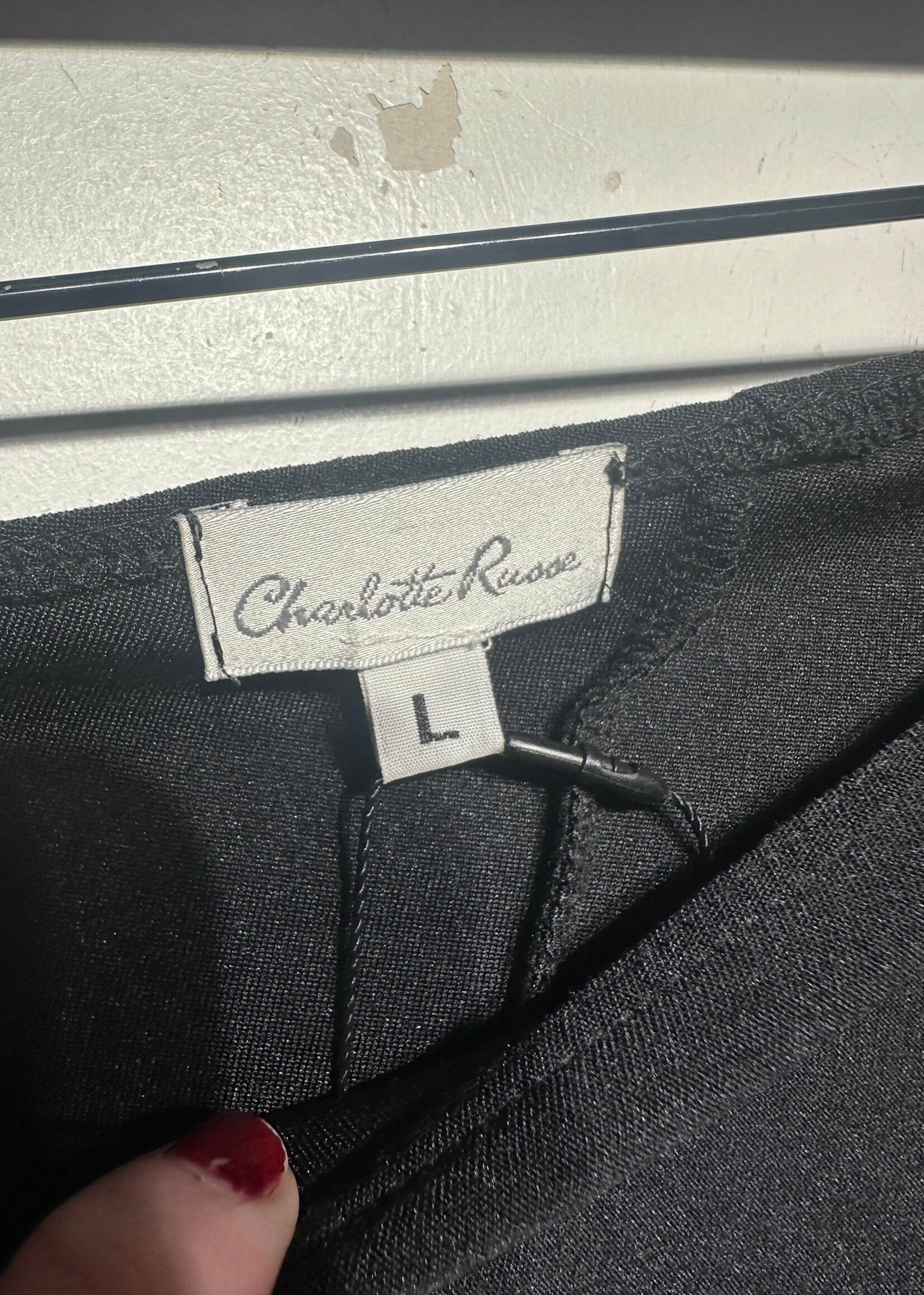 Vintage Charlotte Russe Black One Sleeve Jumpsuit L