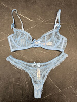 Agent Provocateur Baby Blue Lace Set S/34C