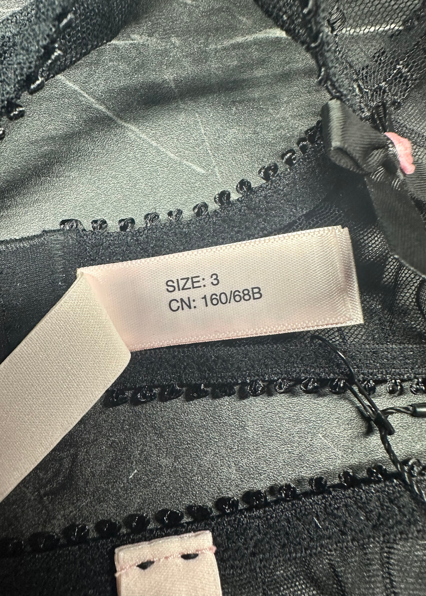 Agent Provocateur Black Lace 3 Piece Set S/32D