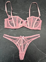Agent Provocateur Baby Pink Lace 2 Piece Set S/34C