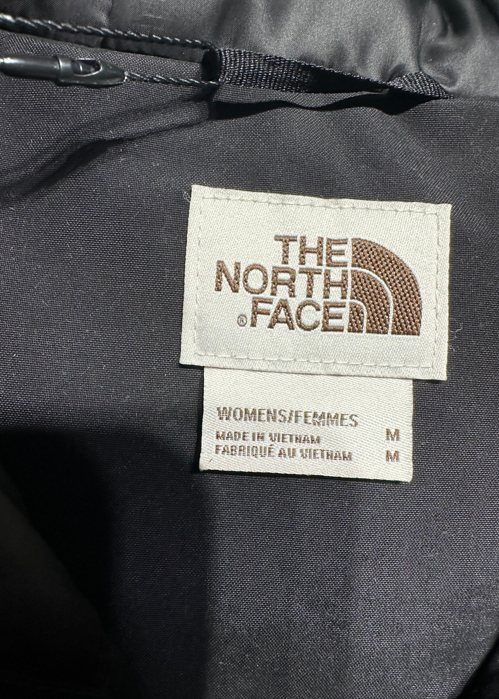 NORTHFACE BLACK PUFFER PARKA FEM M