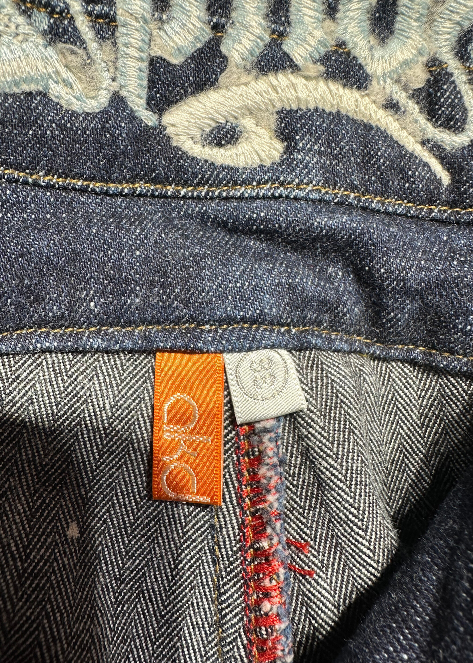 AKADEMIKS LOWRISE REWORKED JEANS 36